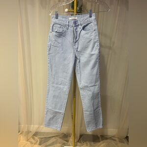 PacSun Women's Light Blue Straight Leg Jeans